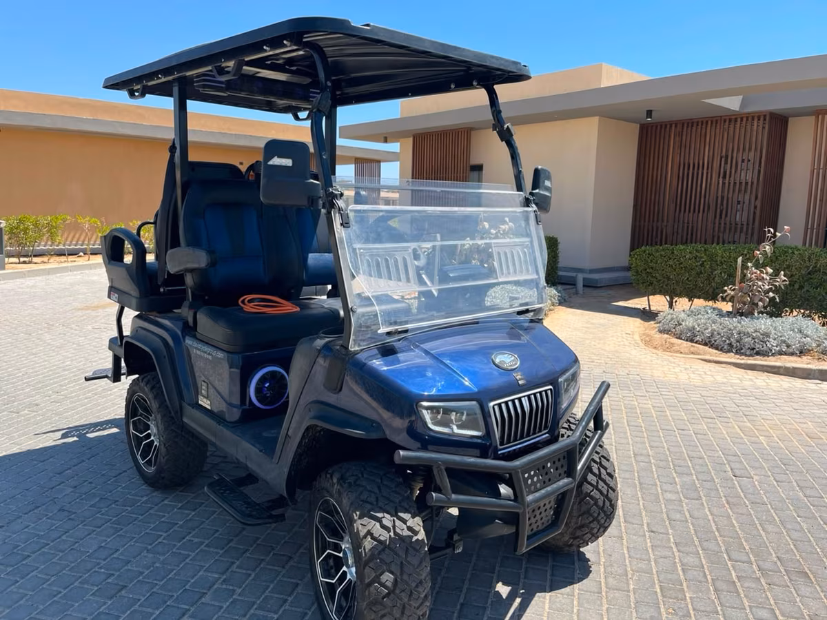 HDK Lithium Navy Golf Cart - Image 2