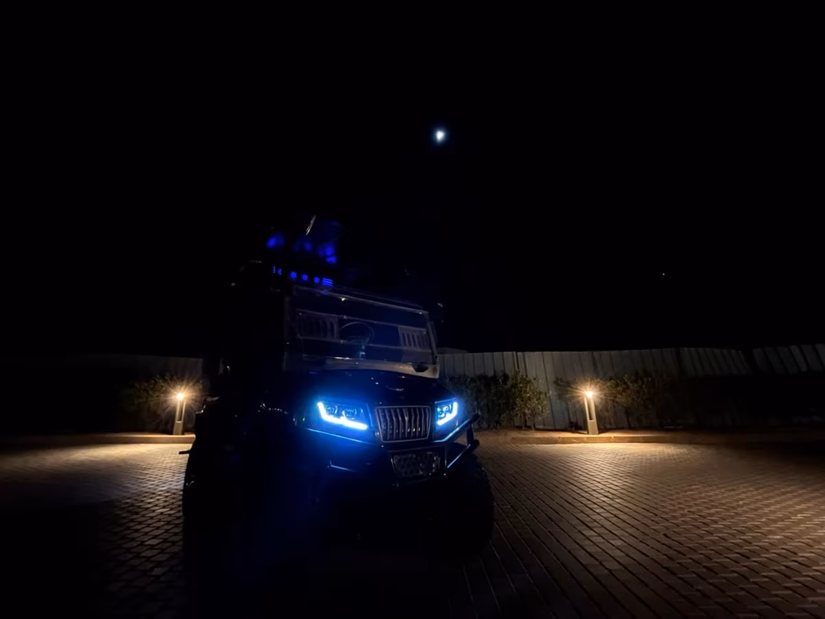 HDK Lithium Navy Golf Cart - Image 4